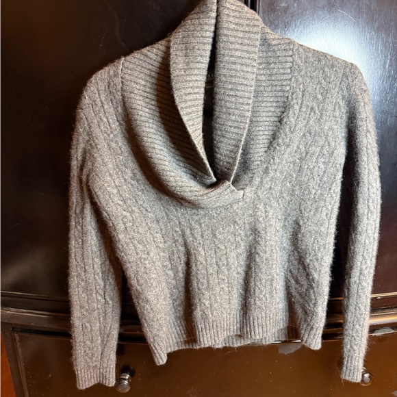 Ralph Lauren Sweaters - Cozy Gray 100% cashmere Cowl Neck Sweater